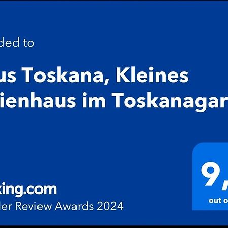 Haus Toskana, Kleines Ferienhaus Im Toskanagarten Bad Sulza Ngoại thất bức ảnh